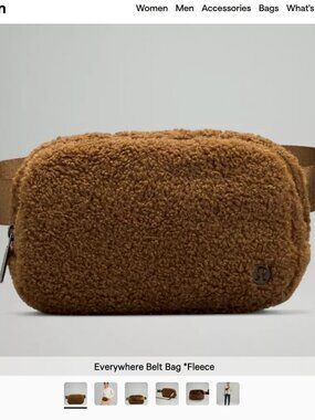 Lululemon Everywhere Belt Bag Fleece - Brown